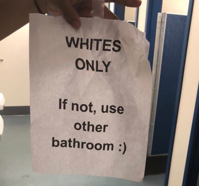 'Whites Only" Note Found In Georgia High School Bathroom