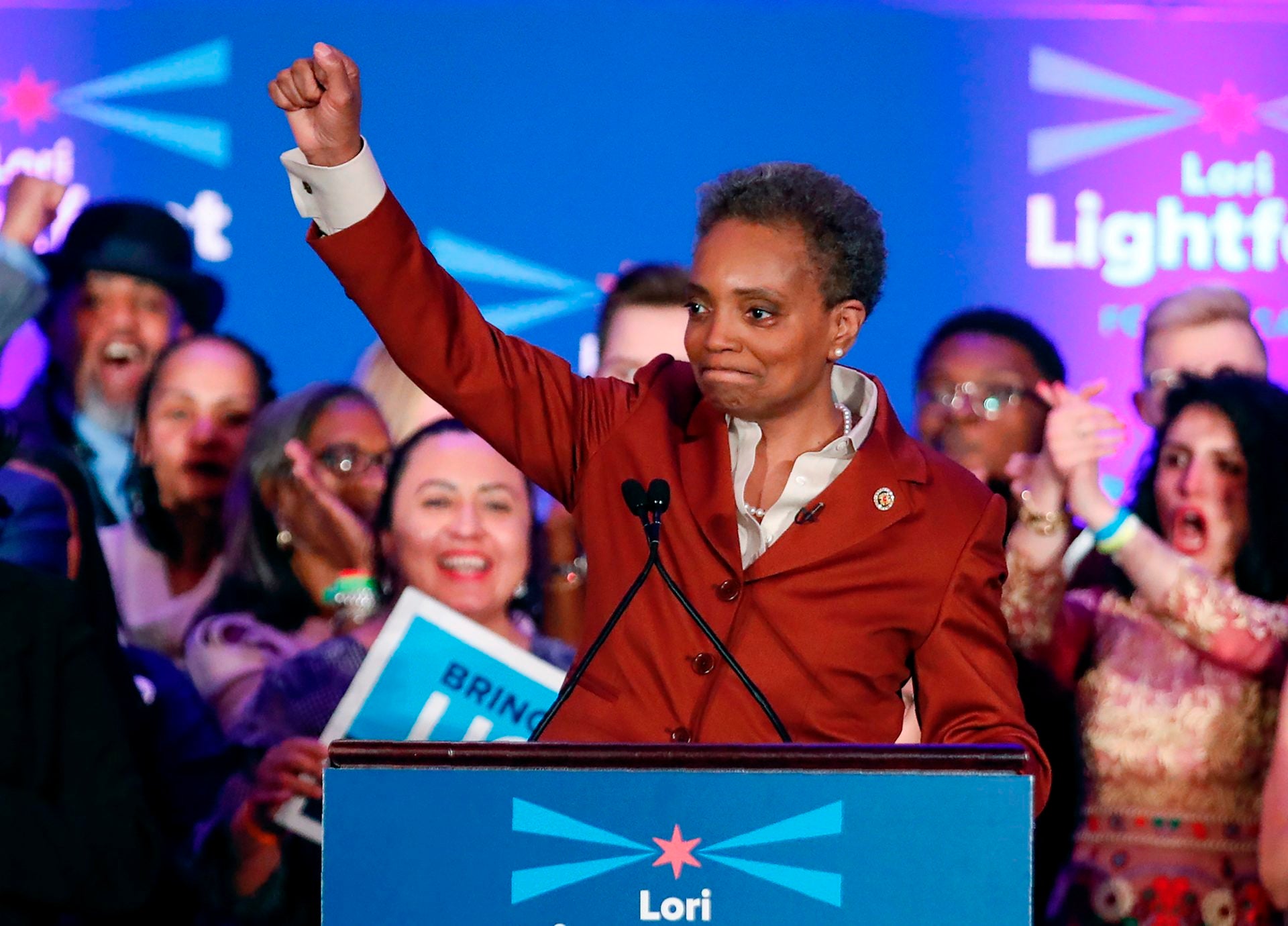 Lori Lightfoot Sworn In As Chicago's First African-American And Openly Gay Female Mayor
