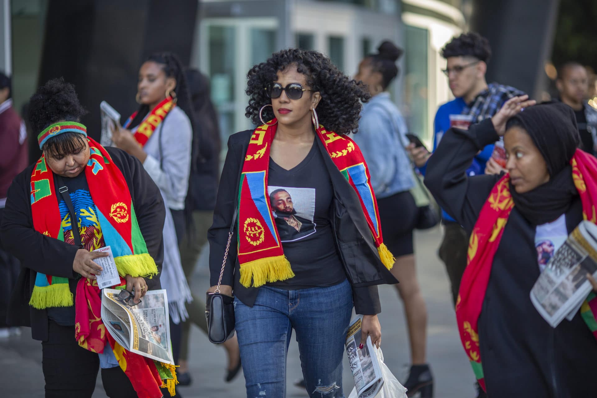 Photos Show Fans Remembering Nipsey Hussle At Sold-Out Memorial Service