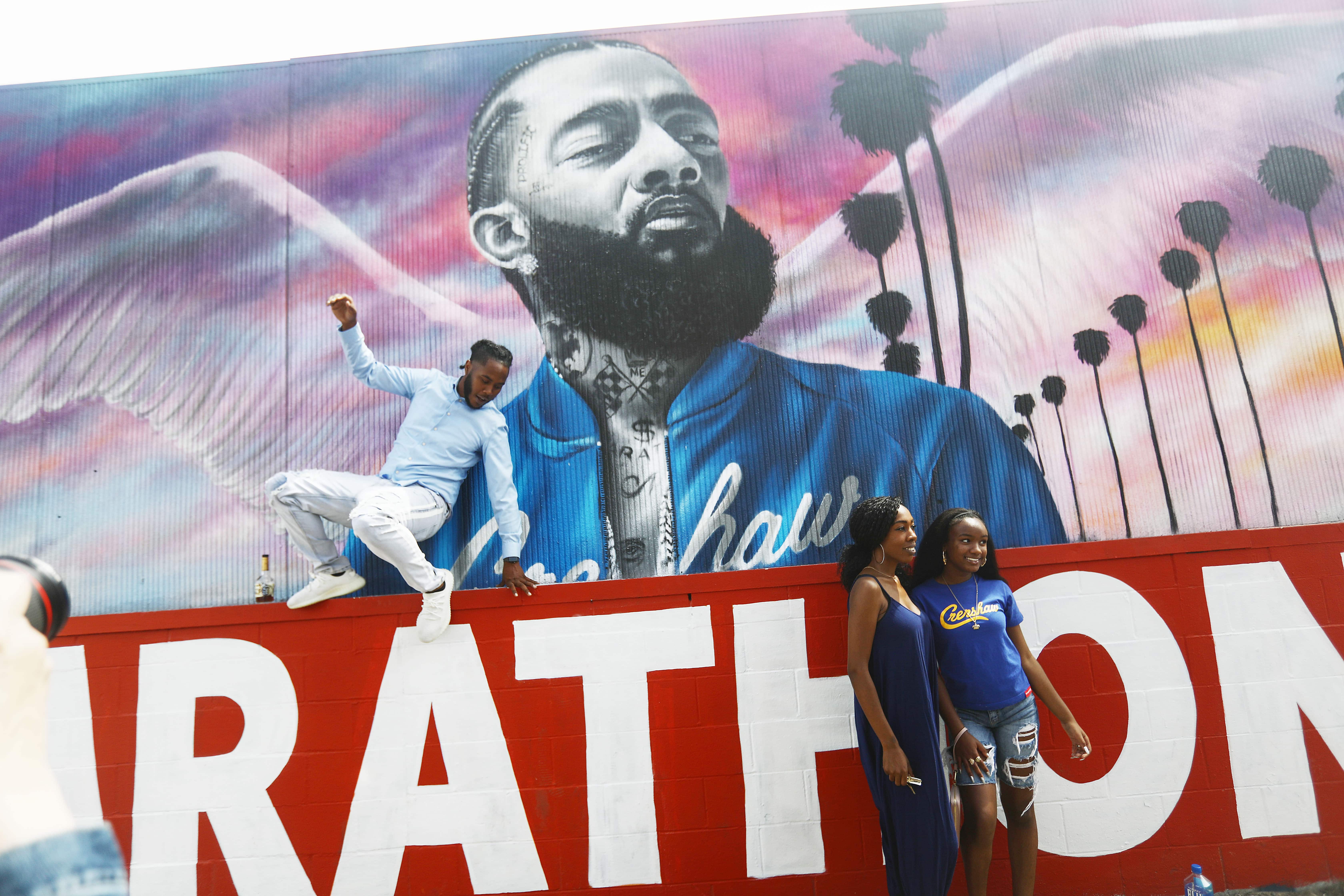 Inside Nipsey Hussle's Memorial Service, A Salute Fit For A King