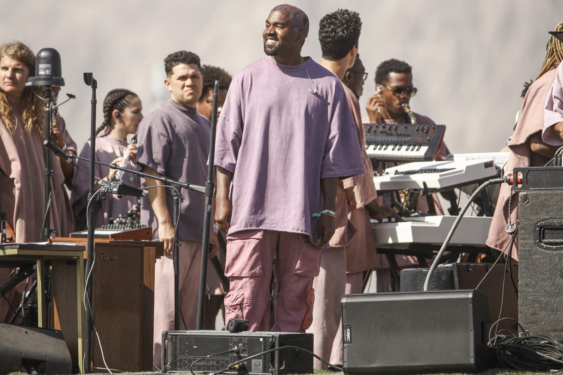Kanye West Takes Coachella To Church On Easter Sunday
