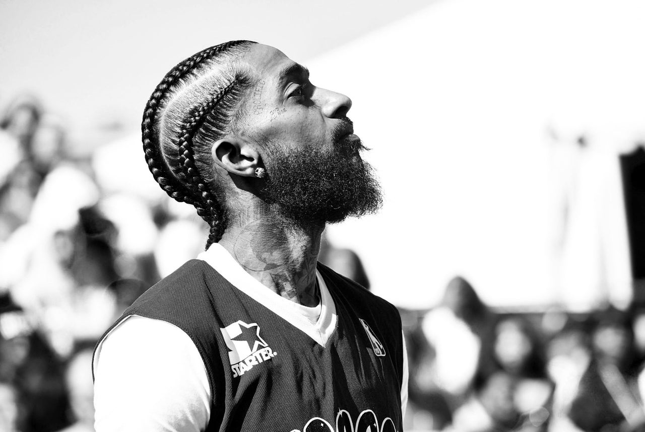 nipsey hussle nike cortez