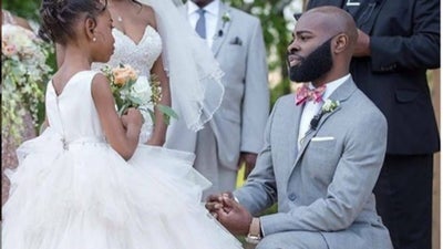 Black Wedding Moment Of The Day: This Groom’s Dedication To His Step Daughter Will Warm Your Heart