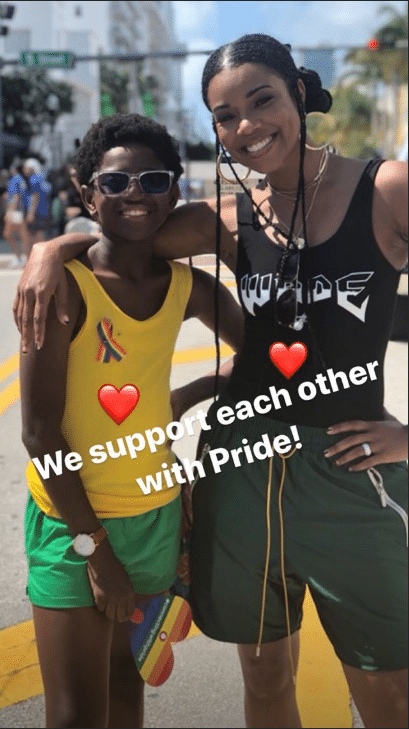 The Wades Shared the Love At  Miami Pride
