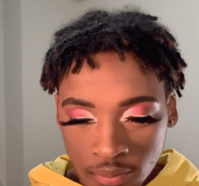Now This Is Love! Boyfriend Goes Viral After Wearing His Girlfriend’s Makeup To Help Promote Her Business