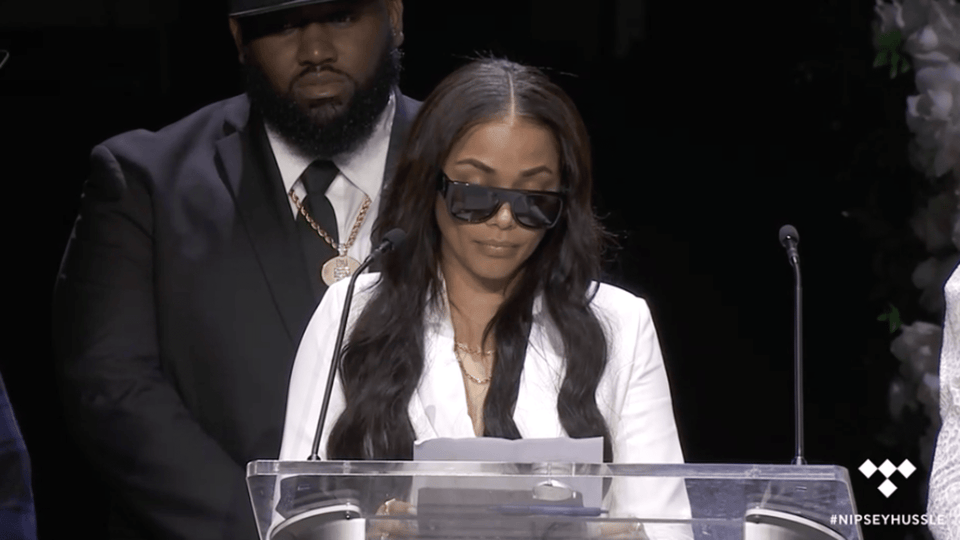 Lauren London Gets Emotional At Nipsey Hussle’s Memorial: My Son ‘Won’t Remember How Much His Daddy Loved Him’
