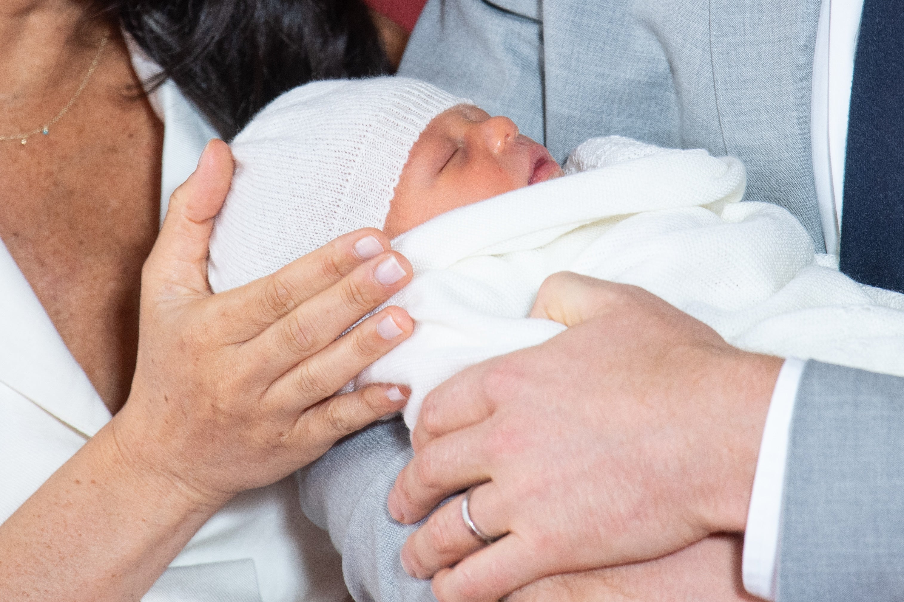 He’s Here! Prince Harry and Meghan Markle Debut Their Baby Boy