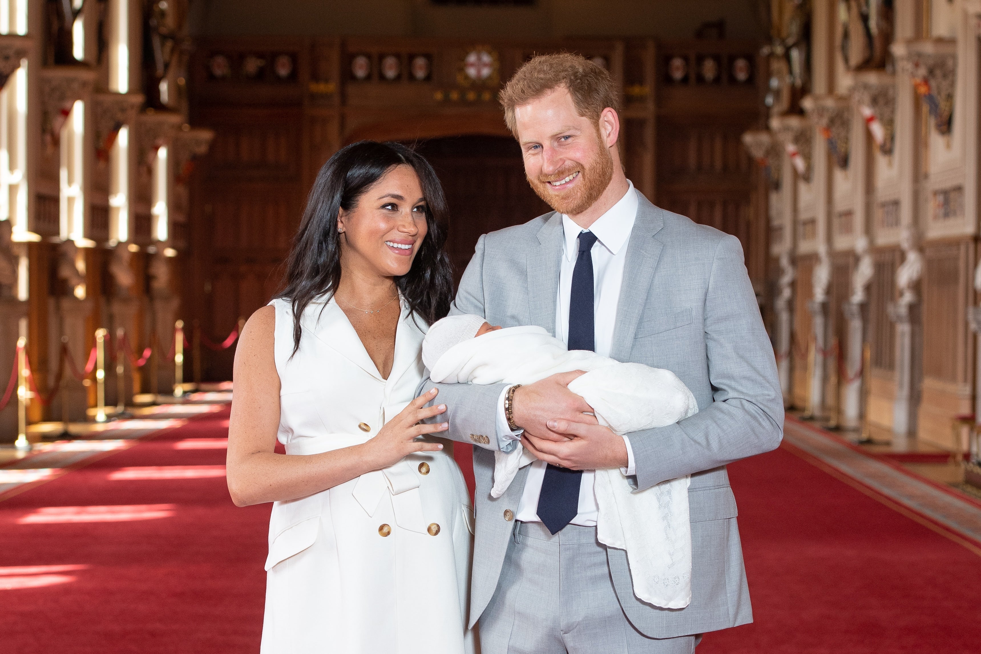 He's Here! Prince Harry and Meghan Markle Debut Their Baby Boy