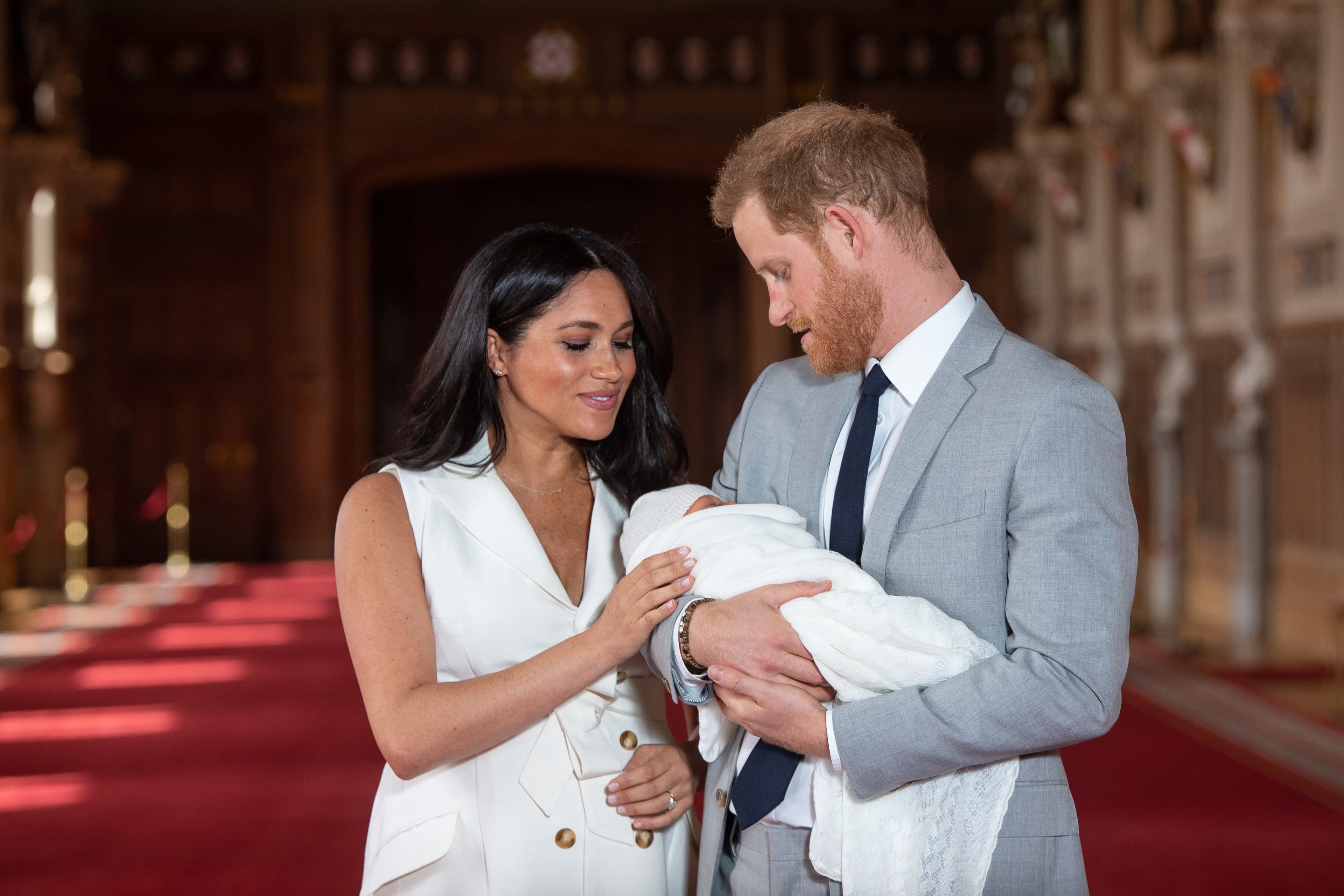 He’s Here! Prince Harry and Meghan Markle Debut Their Baby Boy