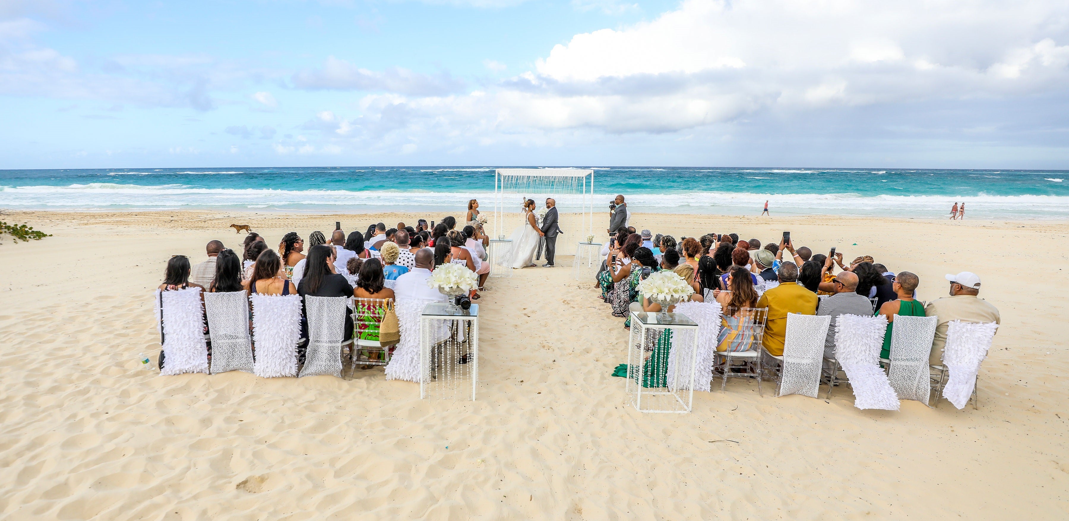 Bridal Bliss: Dorian and Darryl Did It Their Way With This Laid-Back Beach Wedding