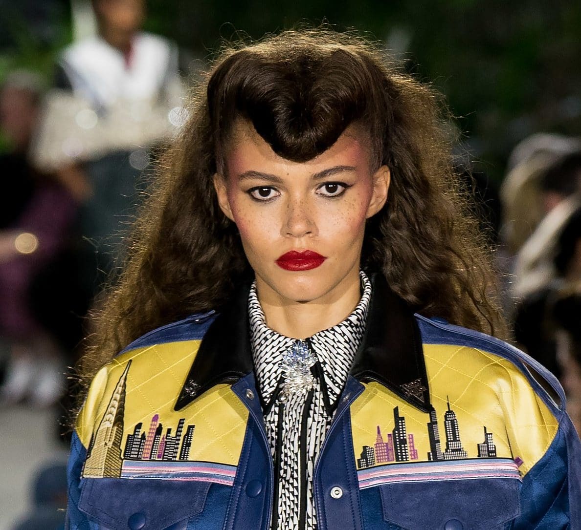 At Louis Vuitton Resort 2020, Big Hair and Colorful Makeup Are an '80s  Beauty Fever Dream