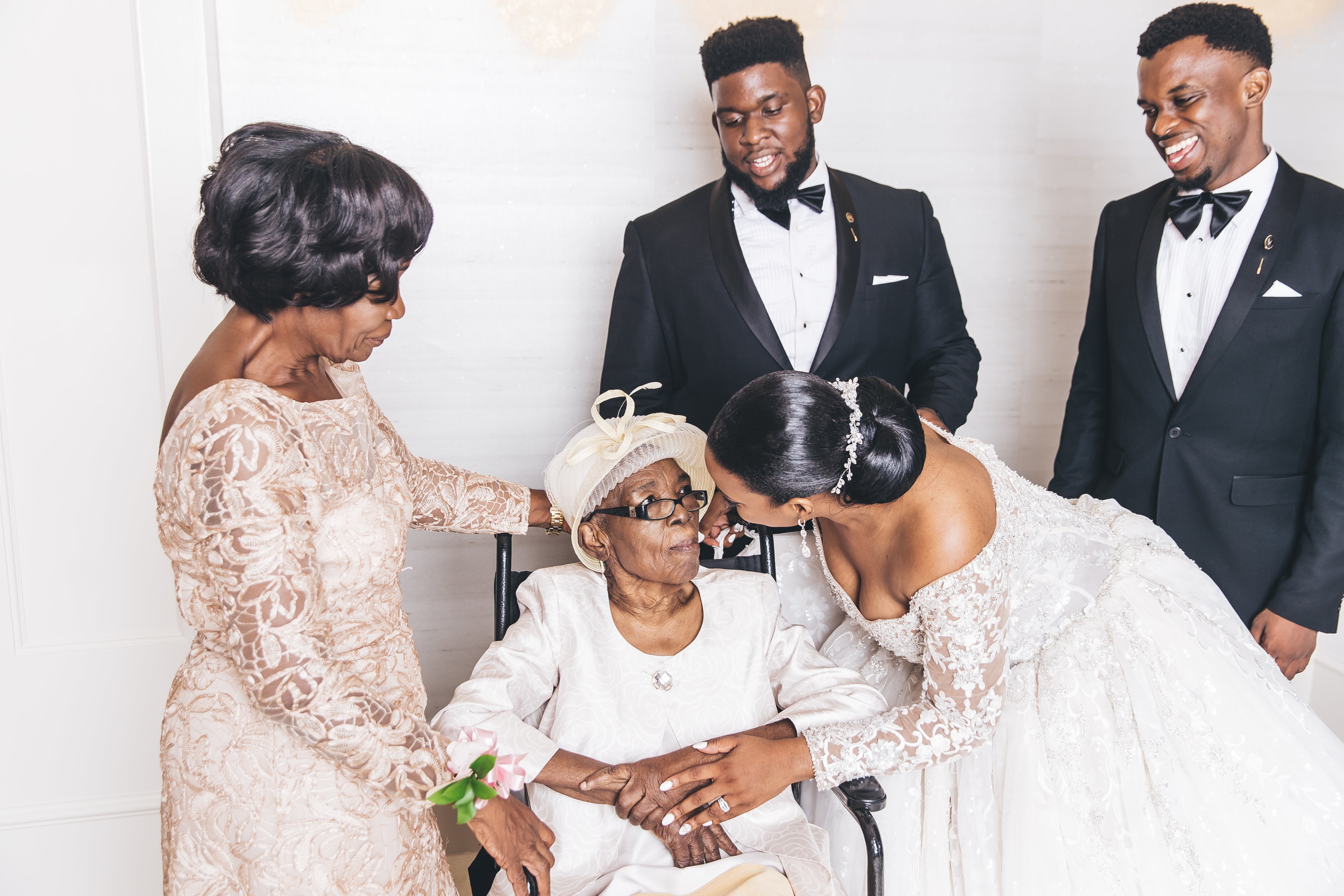 Bridal Bliss: Kareem and Sandy Shared Their Very First Kiss At The Altar