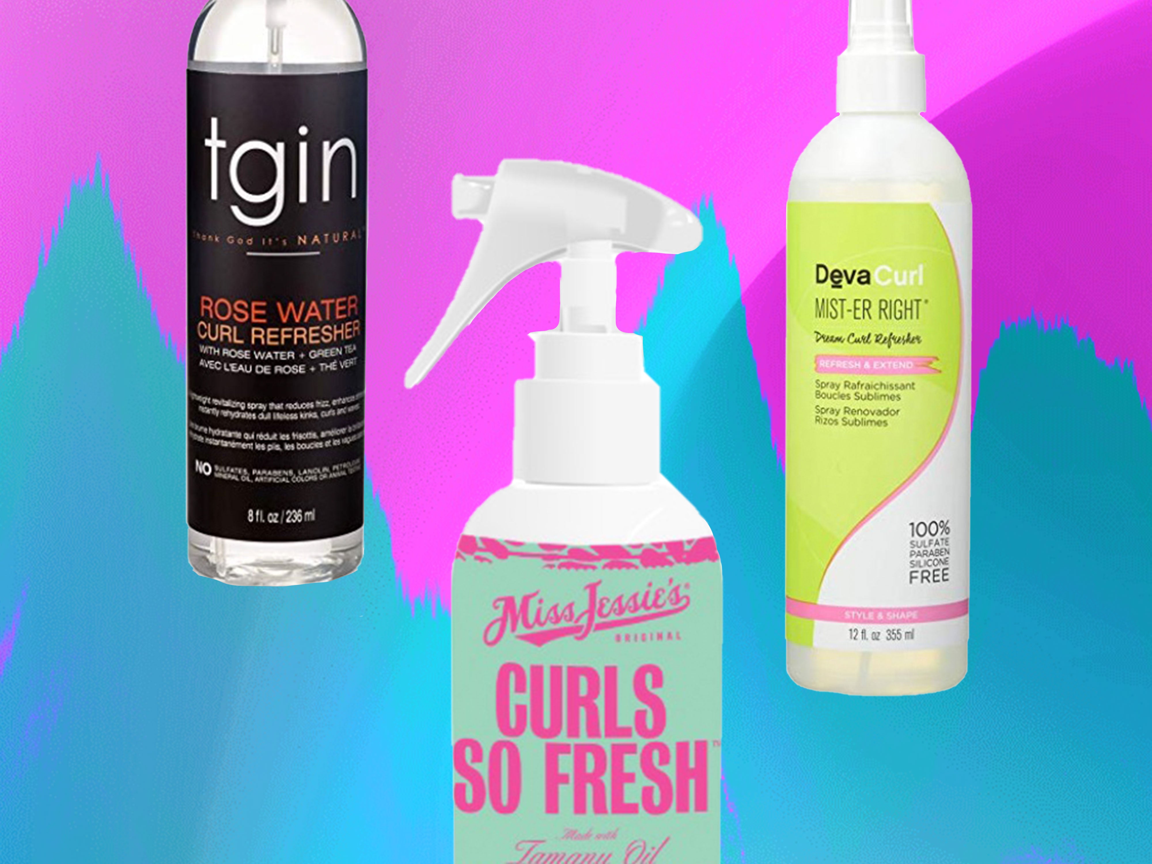 9 Curl Refresher Sprays For Second, Third, and Fourth Day Hair