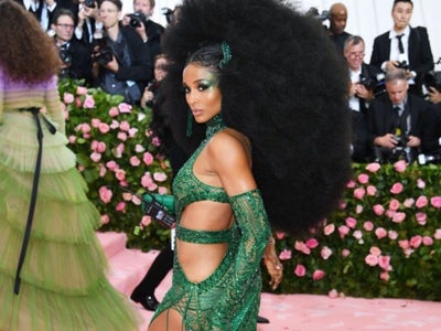 Beauty Breakdown: You Won’t Believe How  Much Hair It Took To Create Ciara’s Larger Than Life Met Gala Afro