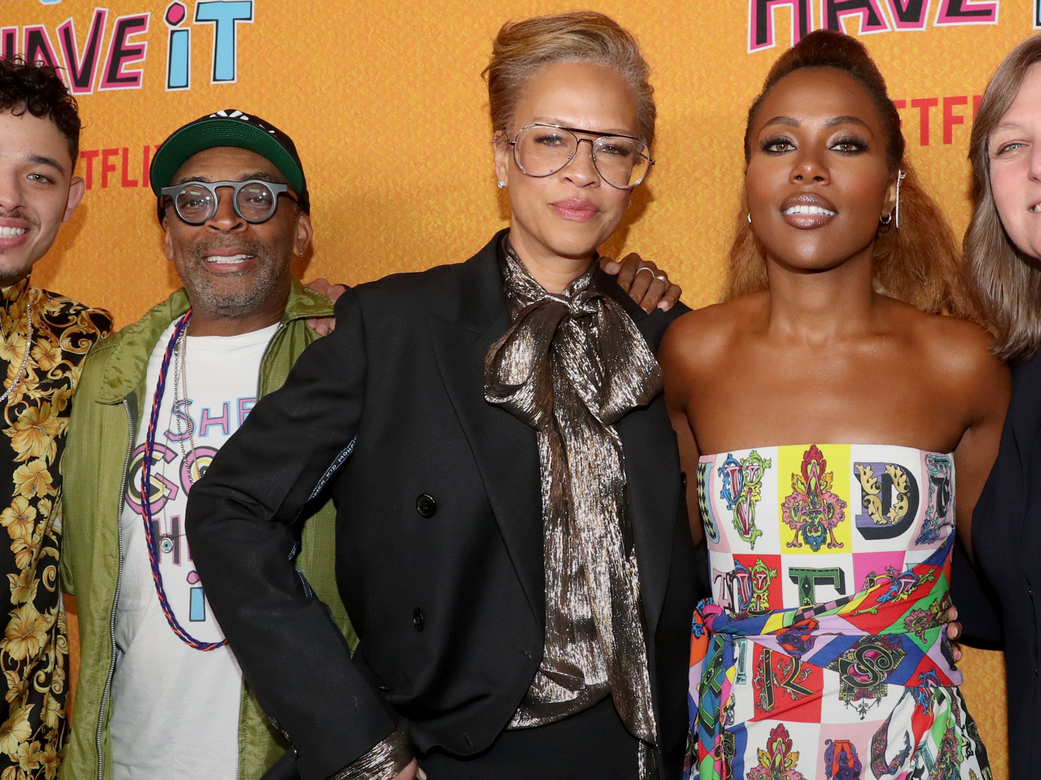 Spike Lee, Tonya Lewis Lee, DeWanda Wise, And More Celebs Out And About