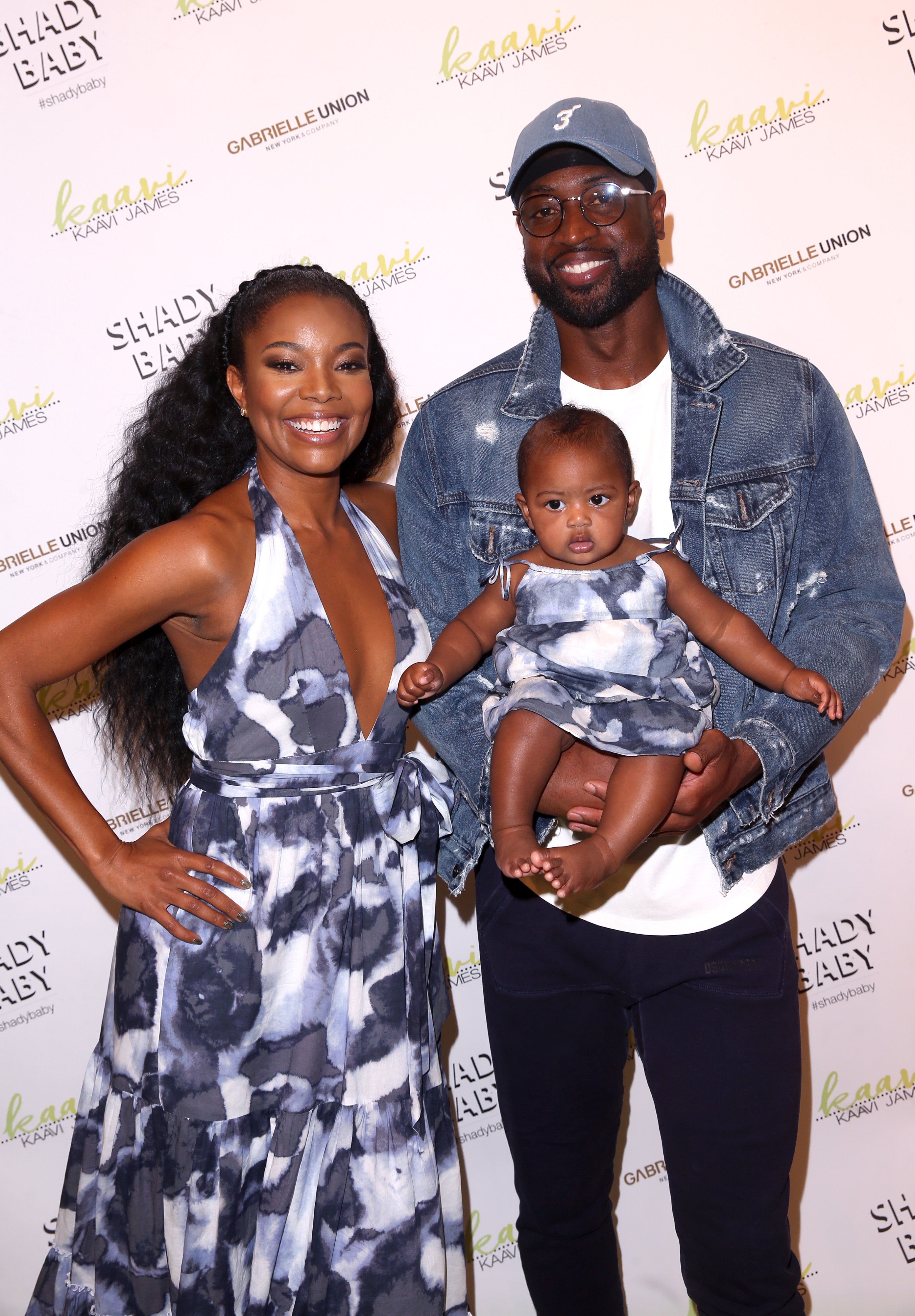 We're Obsessed With Dwyane Wade and Baby Kaavia's Cutest Twinning Moments