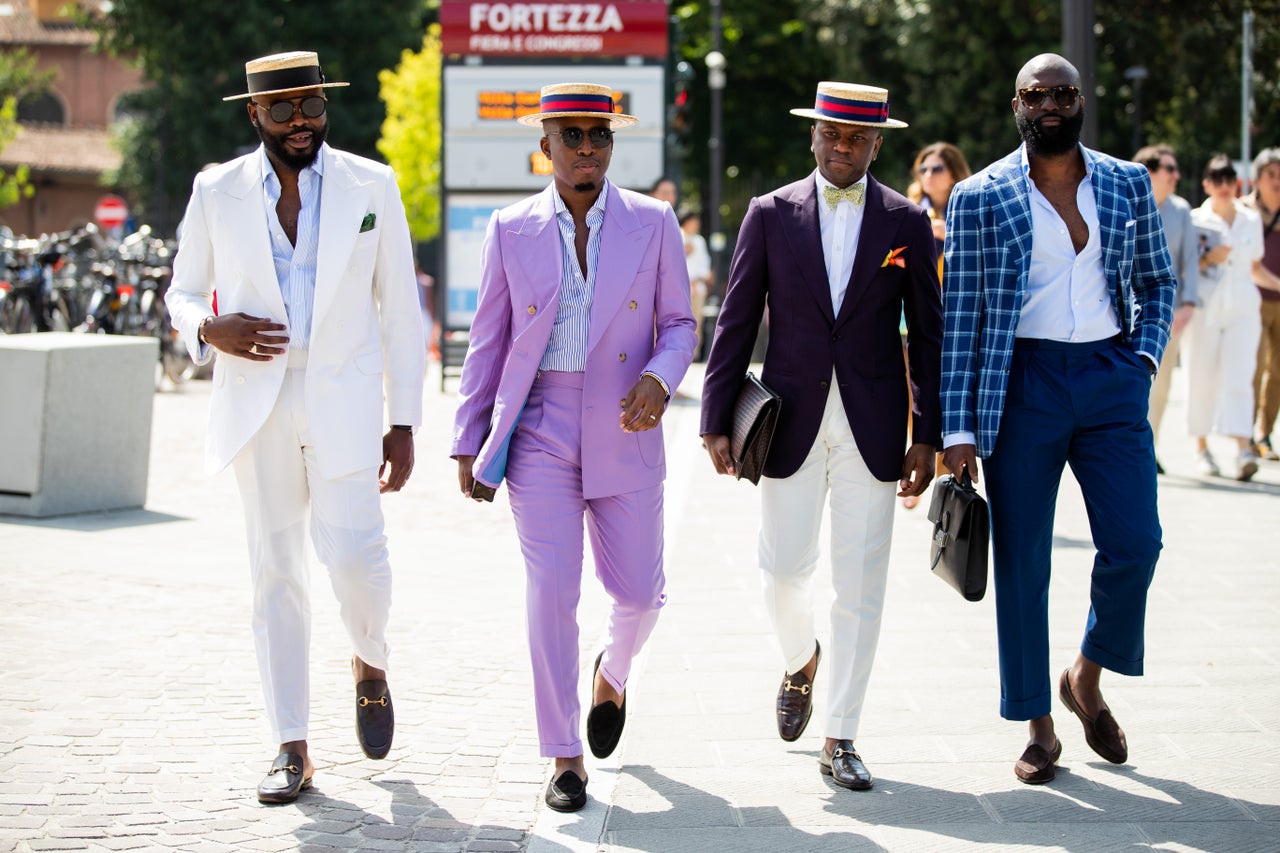 These Stylish Black Men Took Florence's Pitti Uomo By Storm | Essence