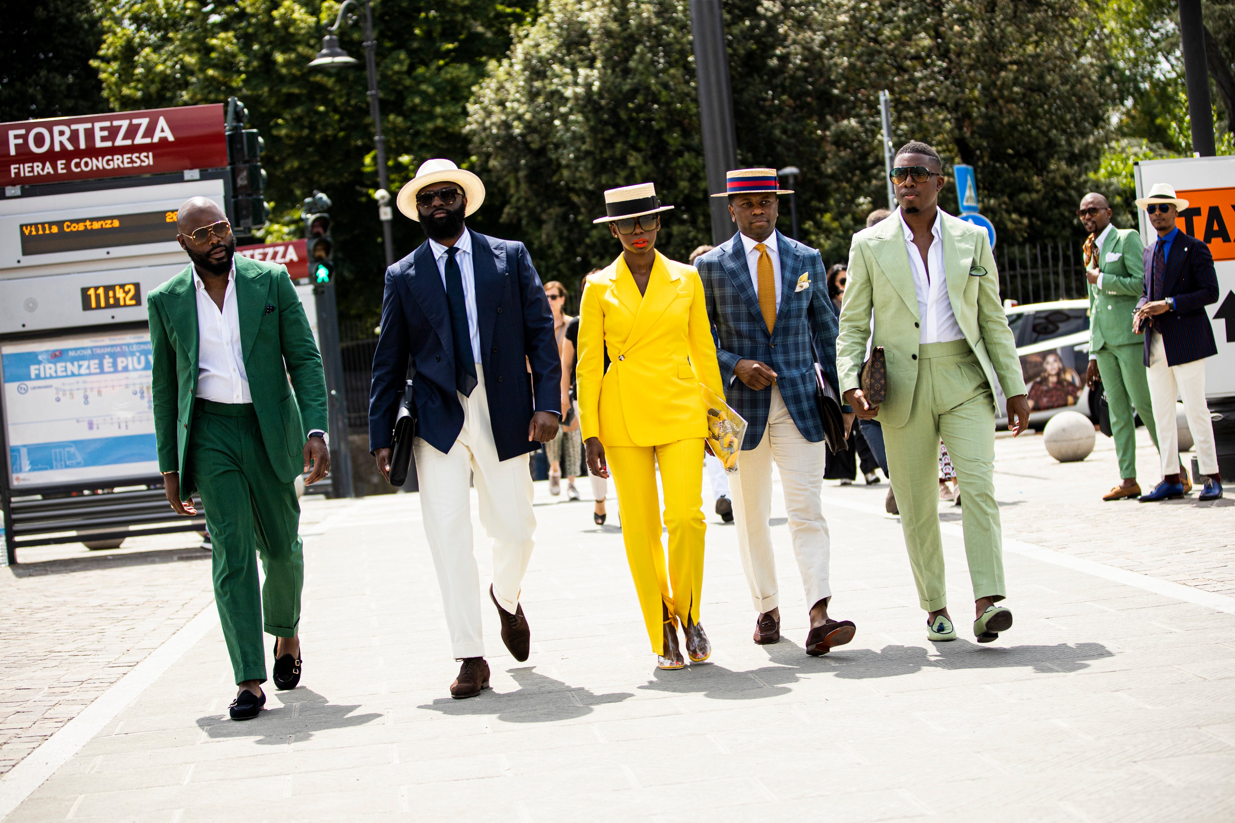 These Stylish Black Men Took Florence's Pitti Uomo By Storm