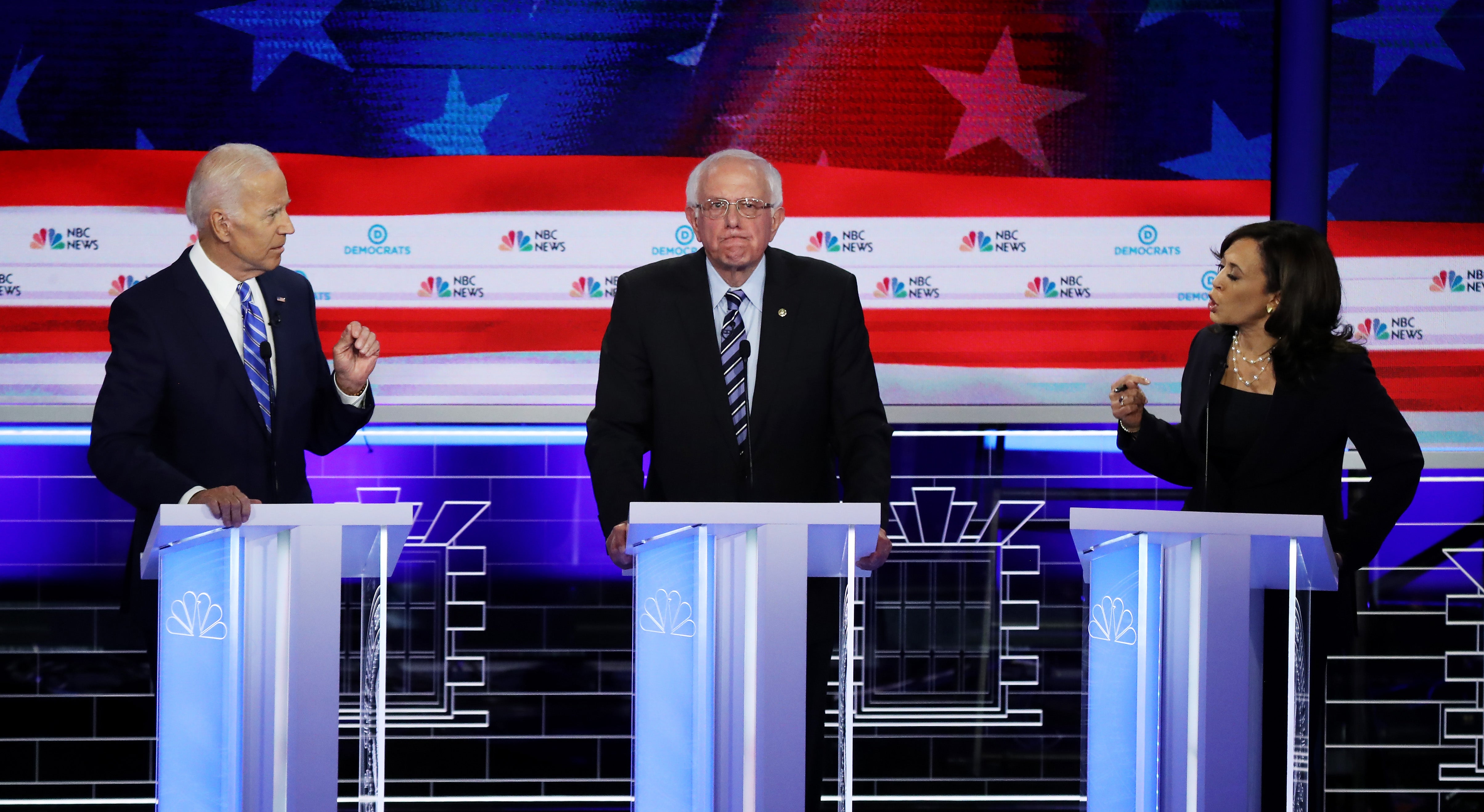 Kamala Harris, Joe Biden Attack Weak Spots In Democratic Debate