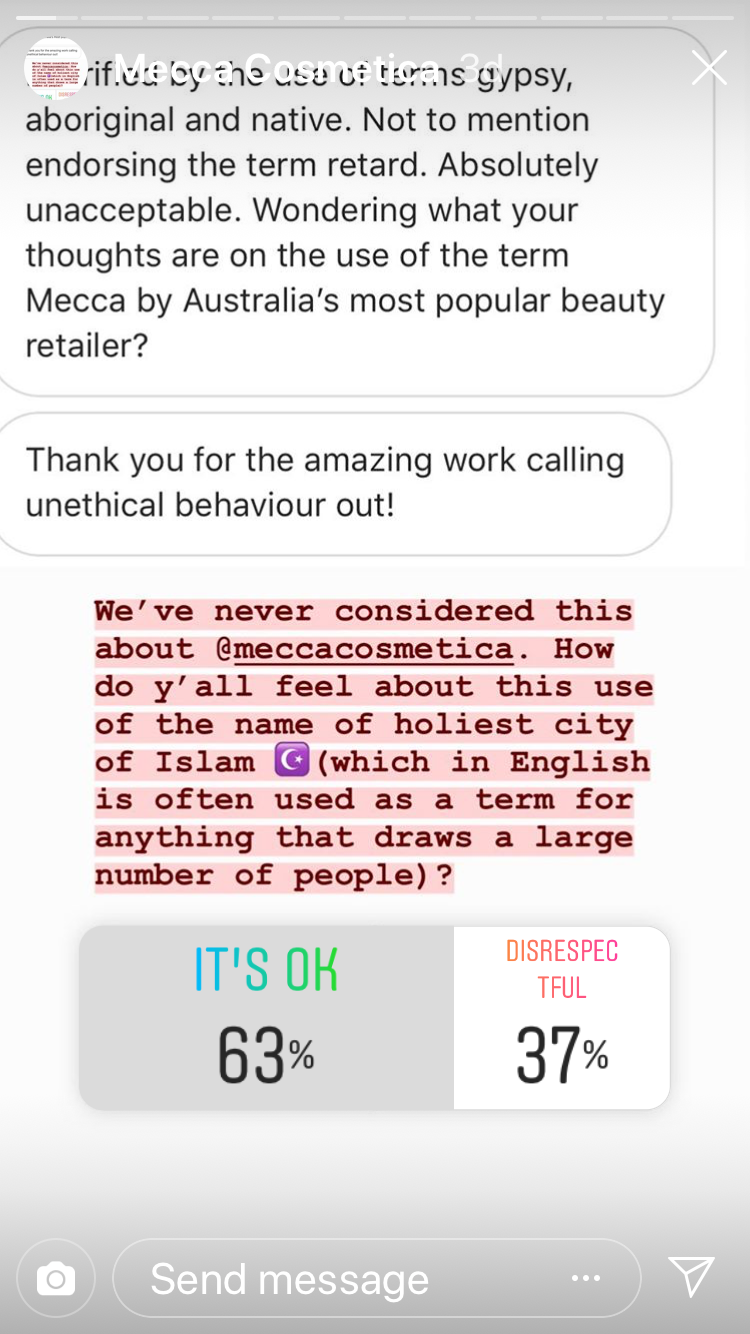 Beauty Fans Sound Off On Mecca Cosmetica’s Use Of The Holy City In Its Name