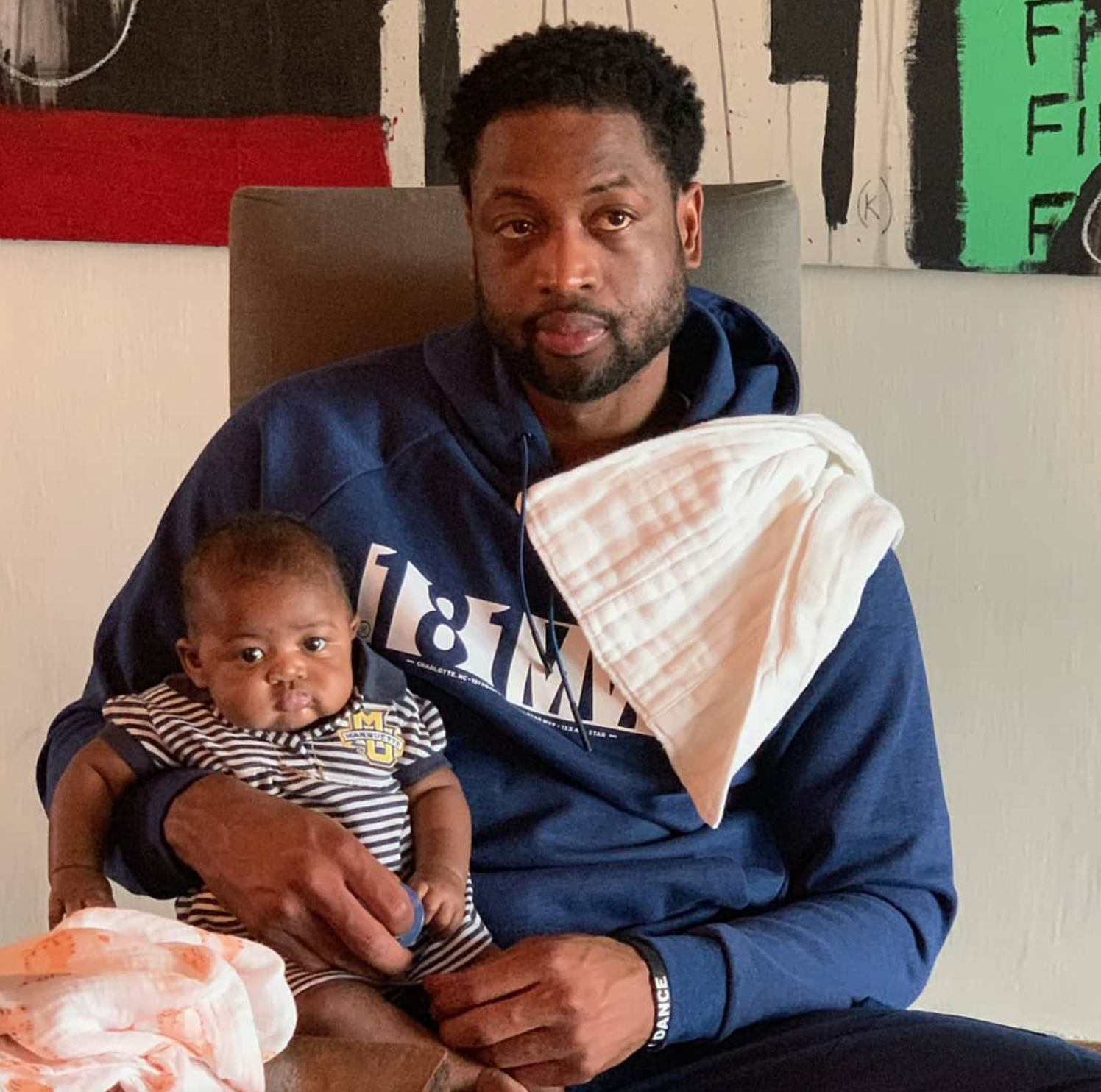 We're Obsessed With Dwyane Wade and Baby Kaavia's Cutest Twinning Moments
