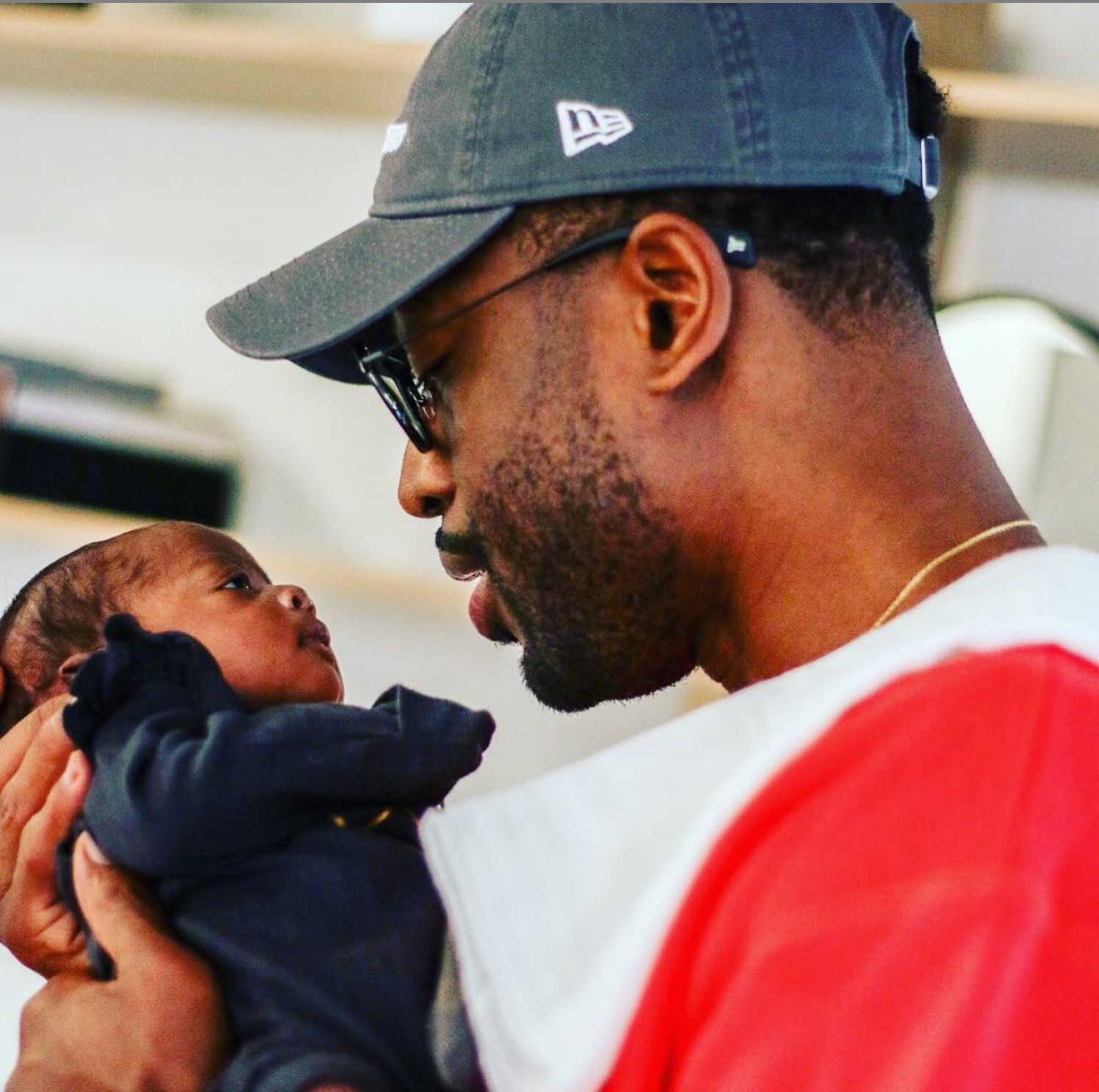We're Obsessed With Dwyane Wade and Baby Kaavia's Cutest Twinning Moments