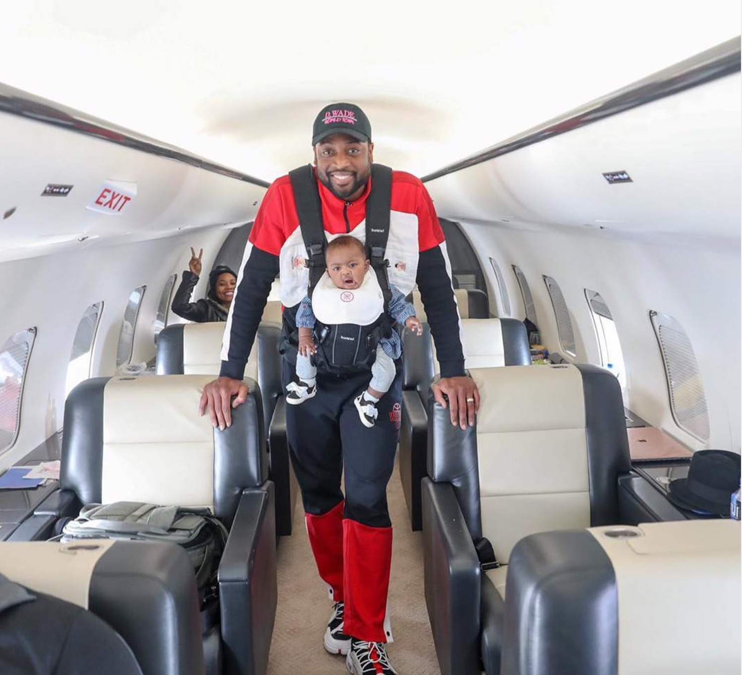 We're Obsessed With Dwyane Wade and Baby Kaavia's Cutest Twinning Moments