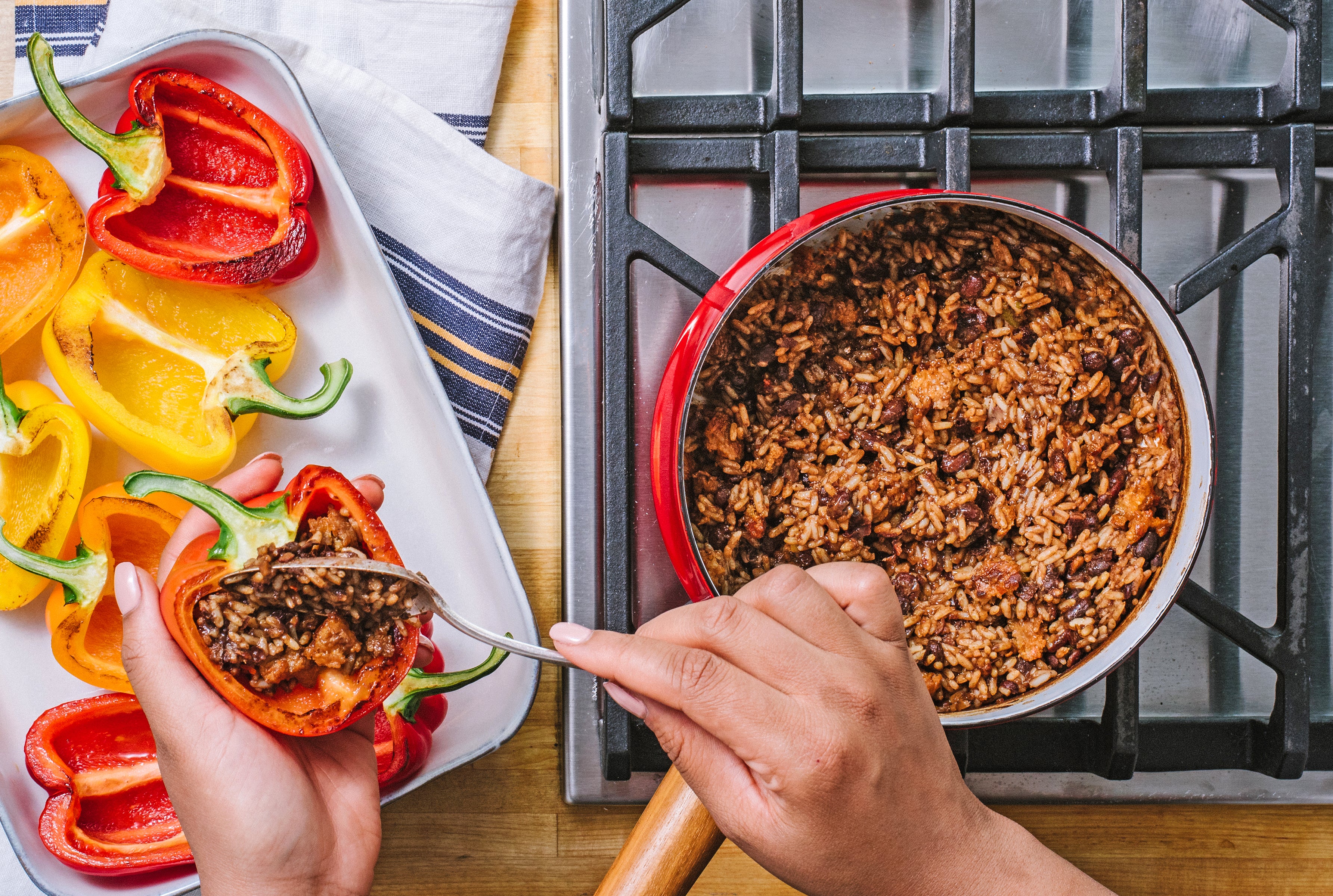 This Black Bean and Rice Stuffed Peppers Recipe Will Leave Your Mouth Watering