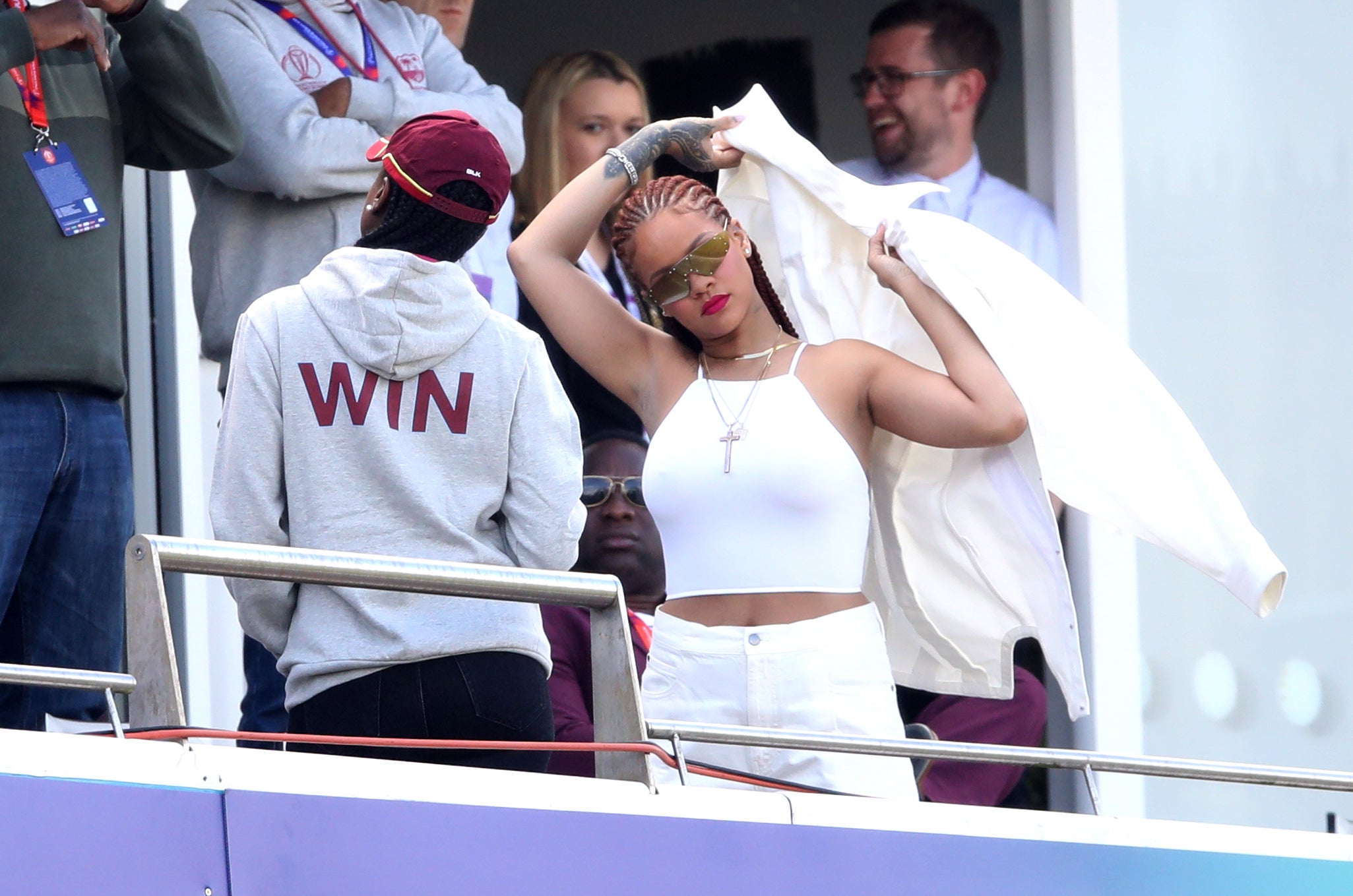 Rihanna Cheered On West Indies At ICC Cricket World Cup