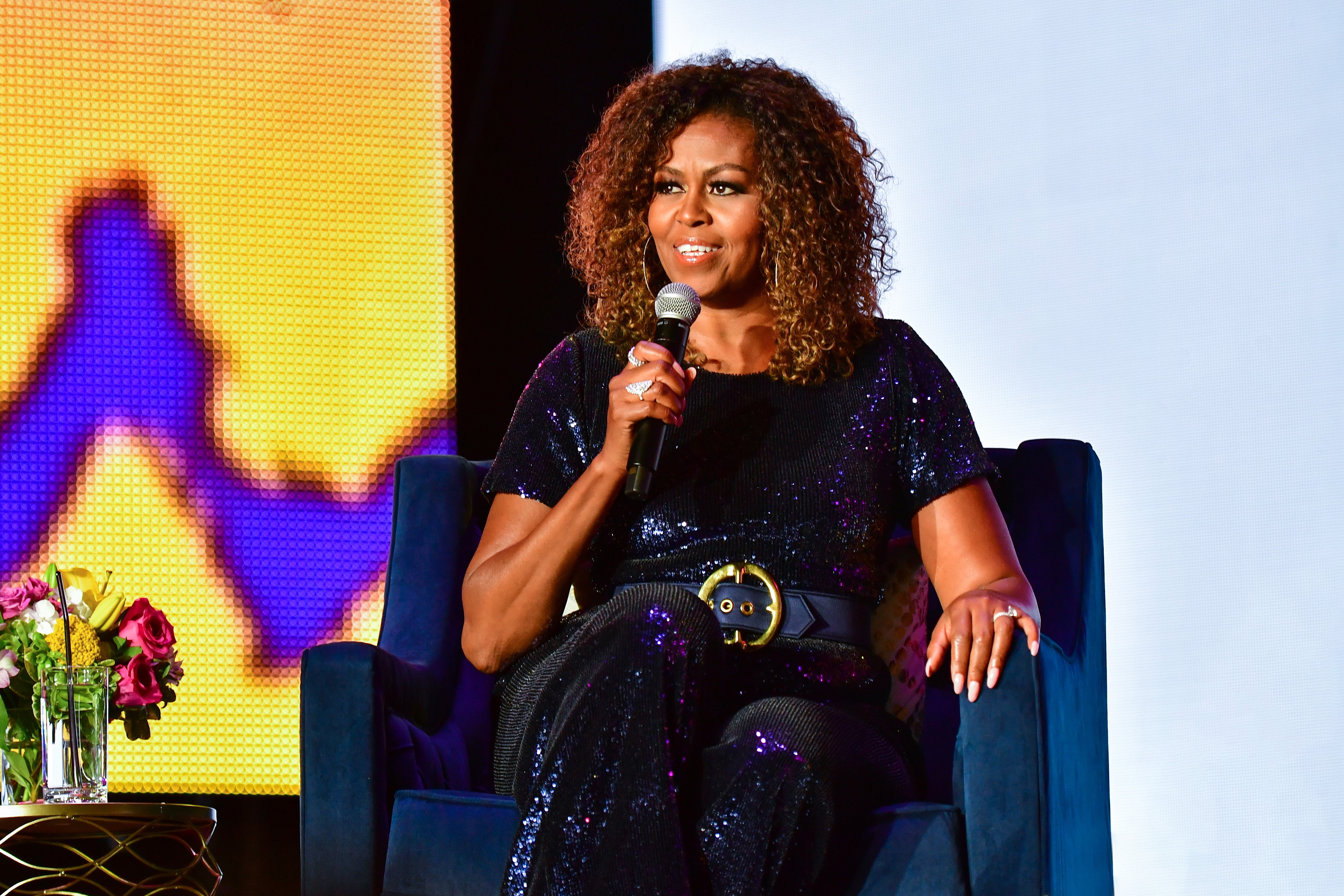 Get The Look! Here's Where to Snag Michelle Obama's Essence Festival Sequin Jumpsuit