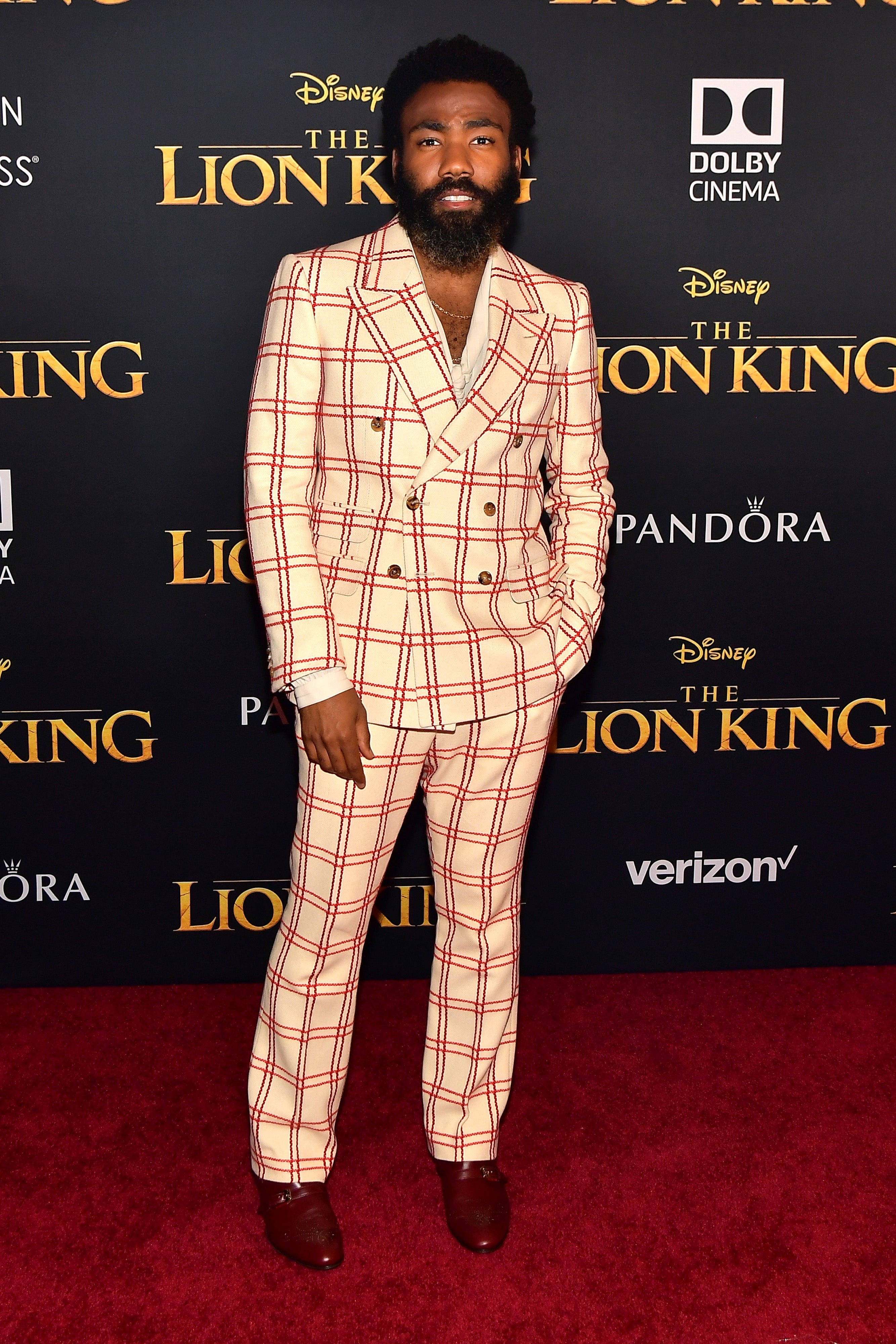 Donald Glover and Yara Shahidi Shut It Down In Gucci At The ‘Lion King’ Premiere