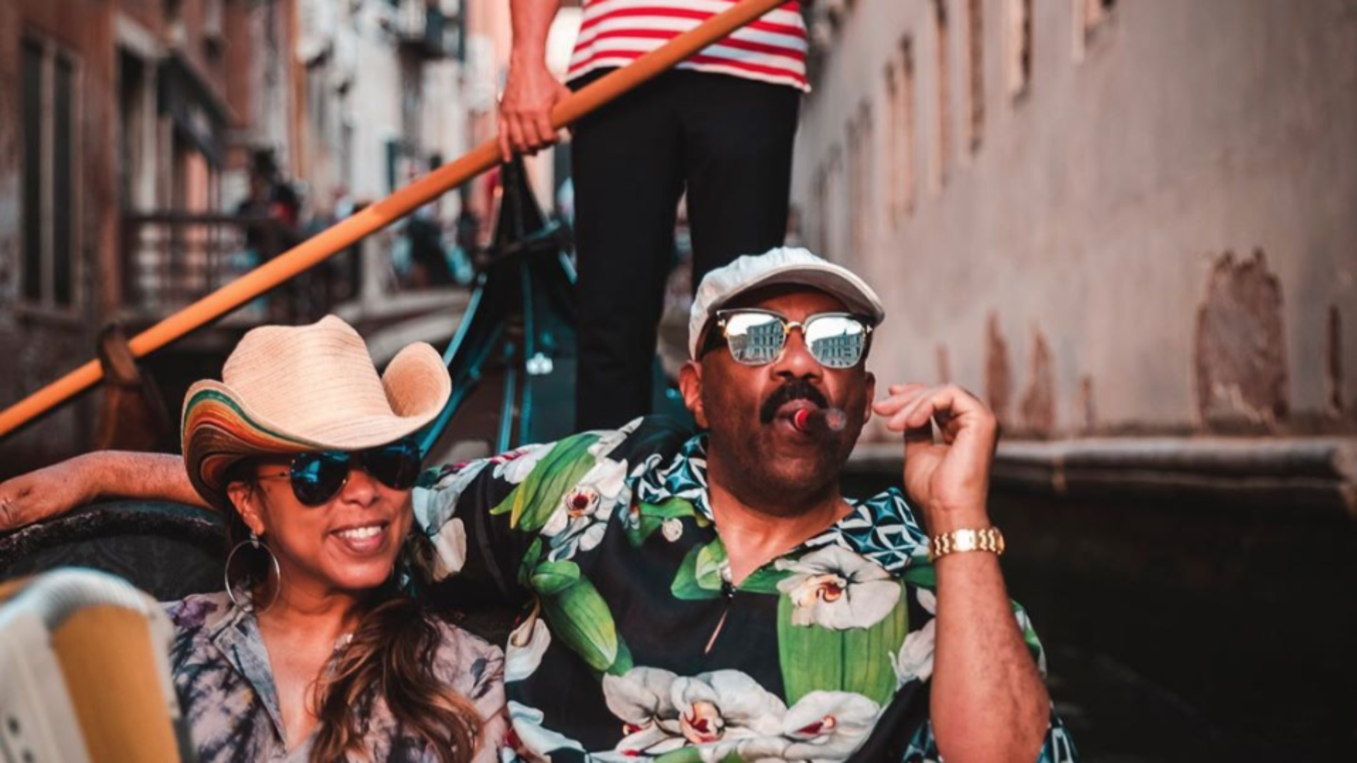 That's Amoré! Marjorie And Steve Harvey Celebrate 12 Years Of Love In Italy