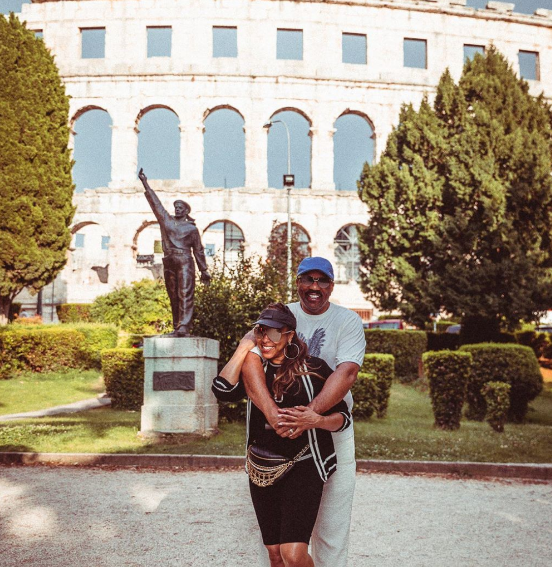 That’s Amoré! Marjorie And Steve Harvey Celebrate 12 Years Of Love In Italy
