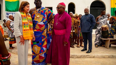 Nancy Pelosi Commemorates 400th Anniversary Of Slave Trade In Ghana