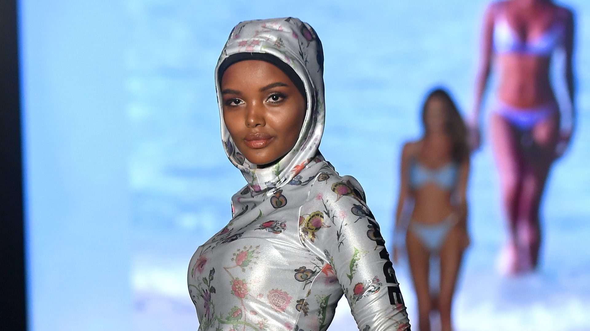 Cynthia Rowley made Halima Aden a custom Burkini