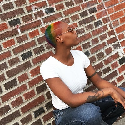 Our Favorite Instagram Rainbow Hair Moments From Pride Month