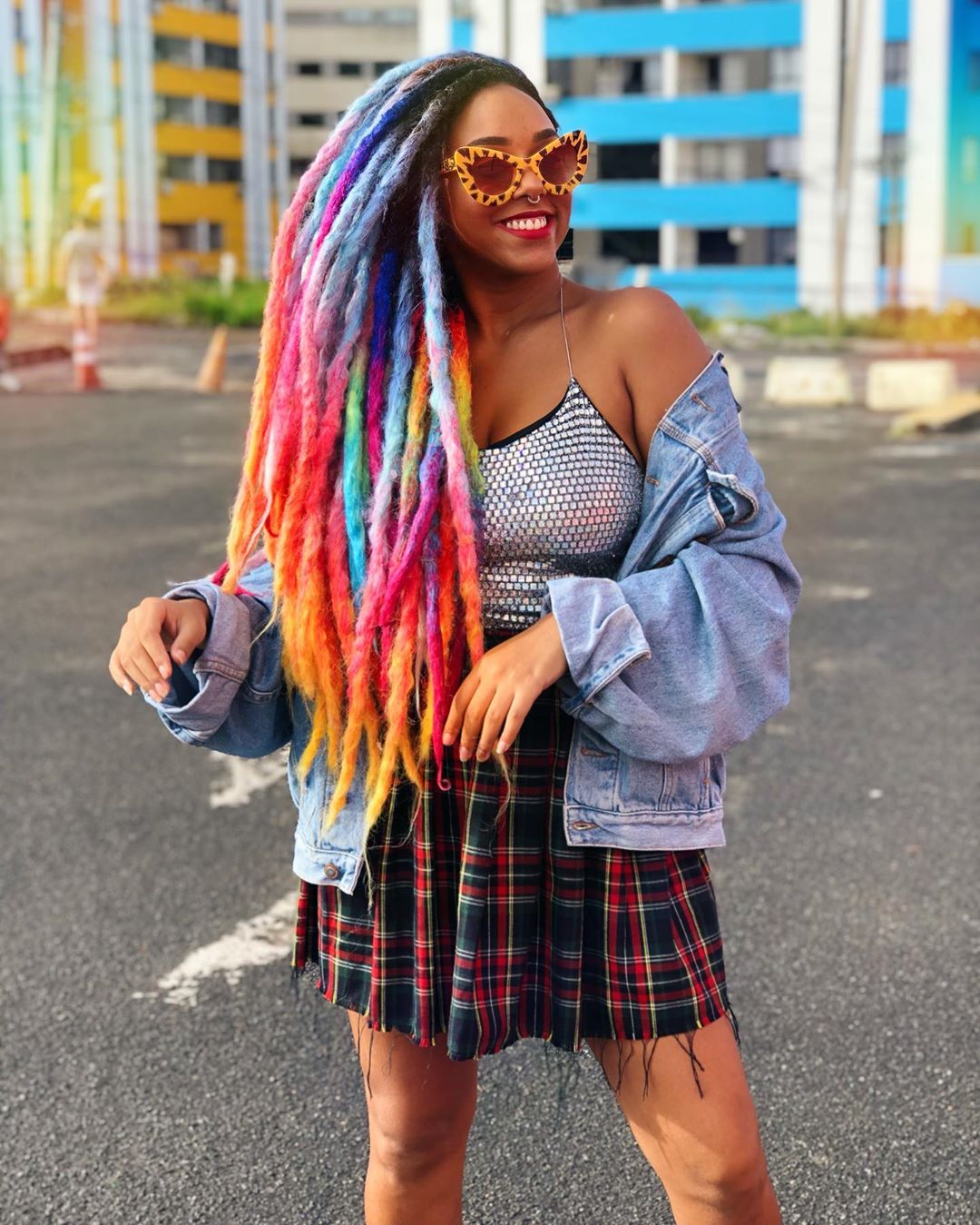 Our Favorite Instagram Rainbow Hair Moments From Pride Month