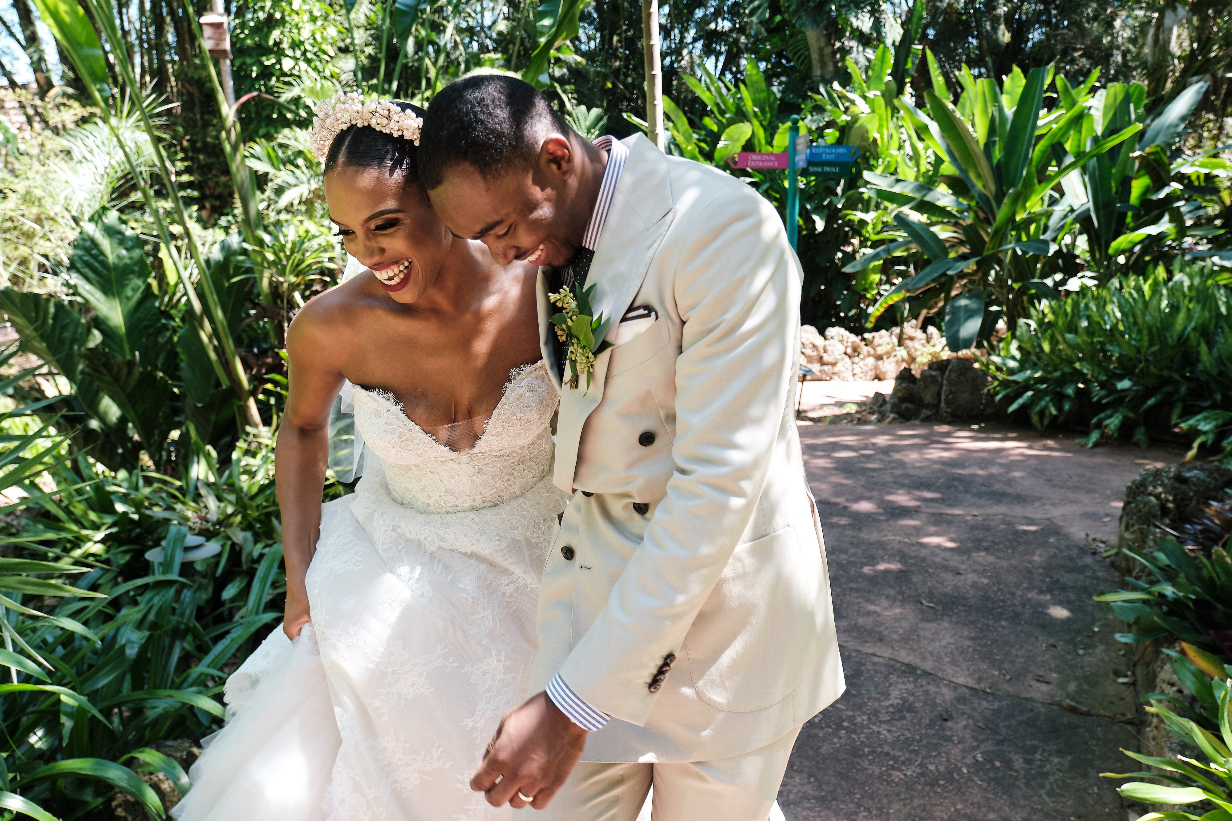 Bridal Bliss: We're Swooning Over Arielle and Steve's Miami Wedding Vibe