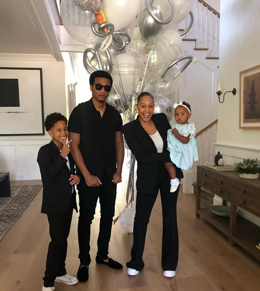 Tia Mowry Hardrict and Cory Hardrict Give Us The Cutest Matching Family Moments