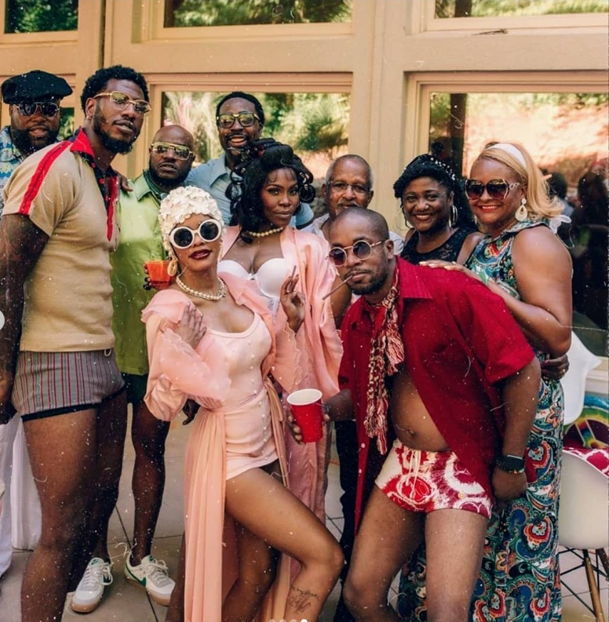 Teyana Taylor and Iman Shumpert Gave Us Retro Vibes At A ’60s Pool Party