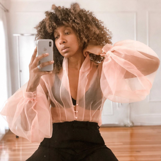 What I Screenshot This Week: The Organza Shirt Under $30 That I Can't Get Over