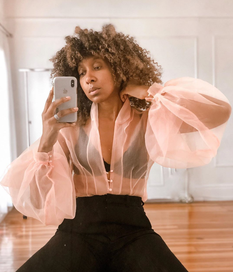 What I Screenshot This Week: The Organza Shirt Under $30 That I Can't Get Over