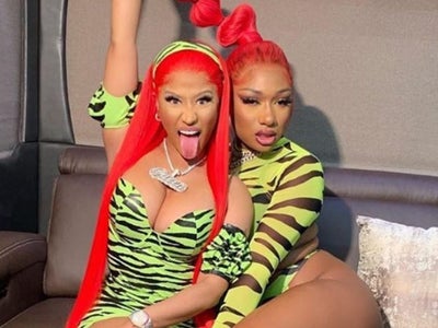 Snag Megan Thee Stallion And Nicki Minaj’s Neon Green Look