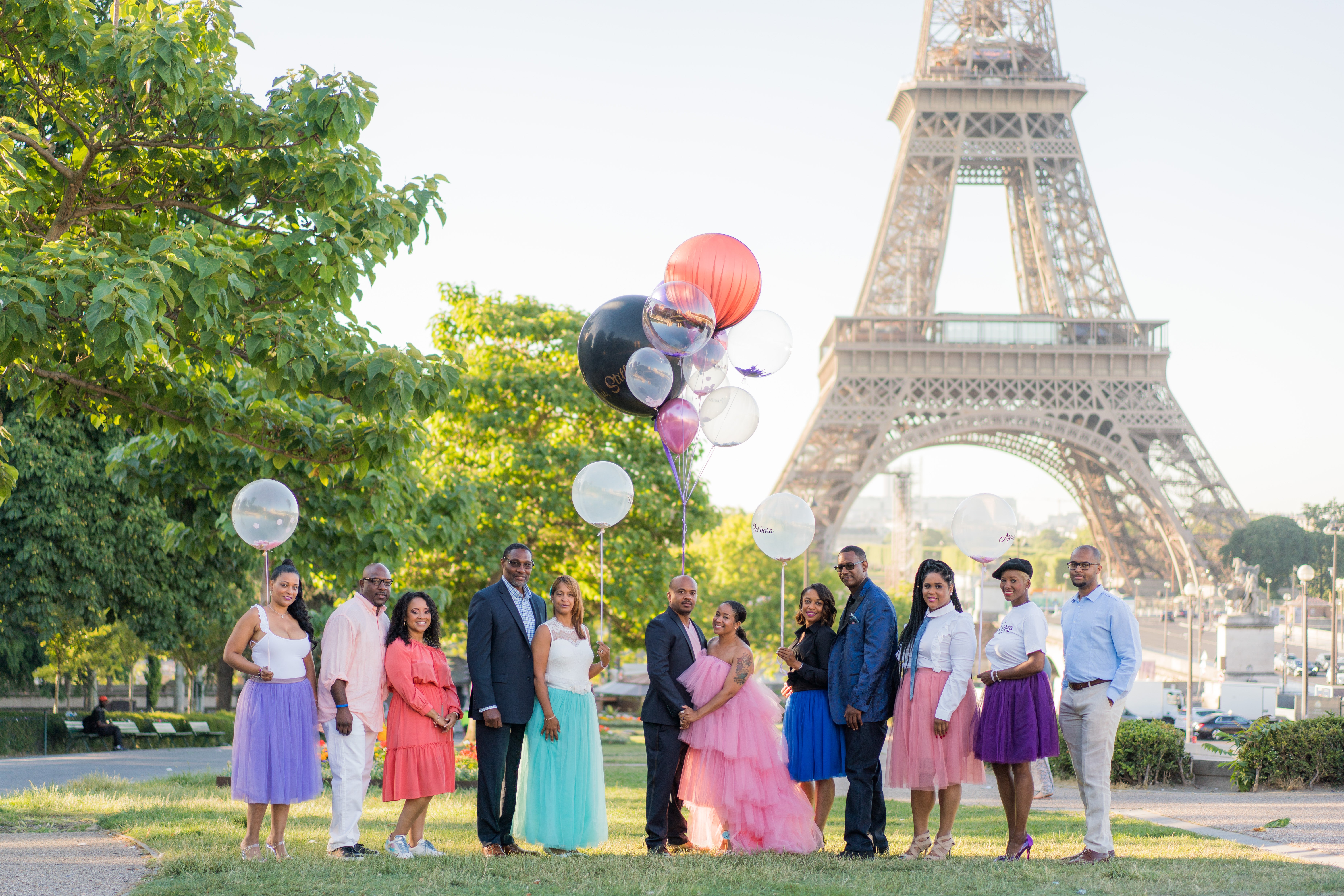 Black Wedding Moment Of The Day: This Vow Renewal Ceremony In Paris Took Us Up, Up And Away