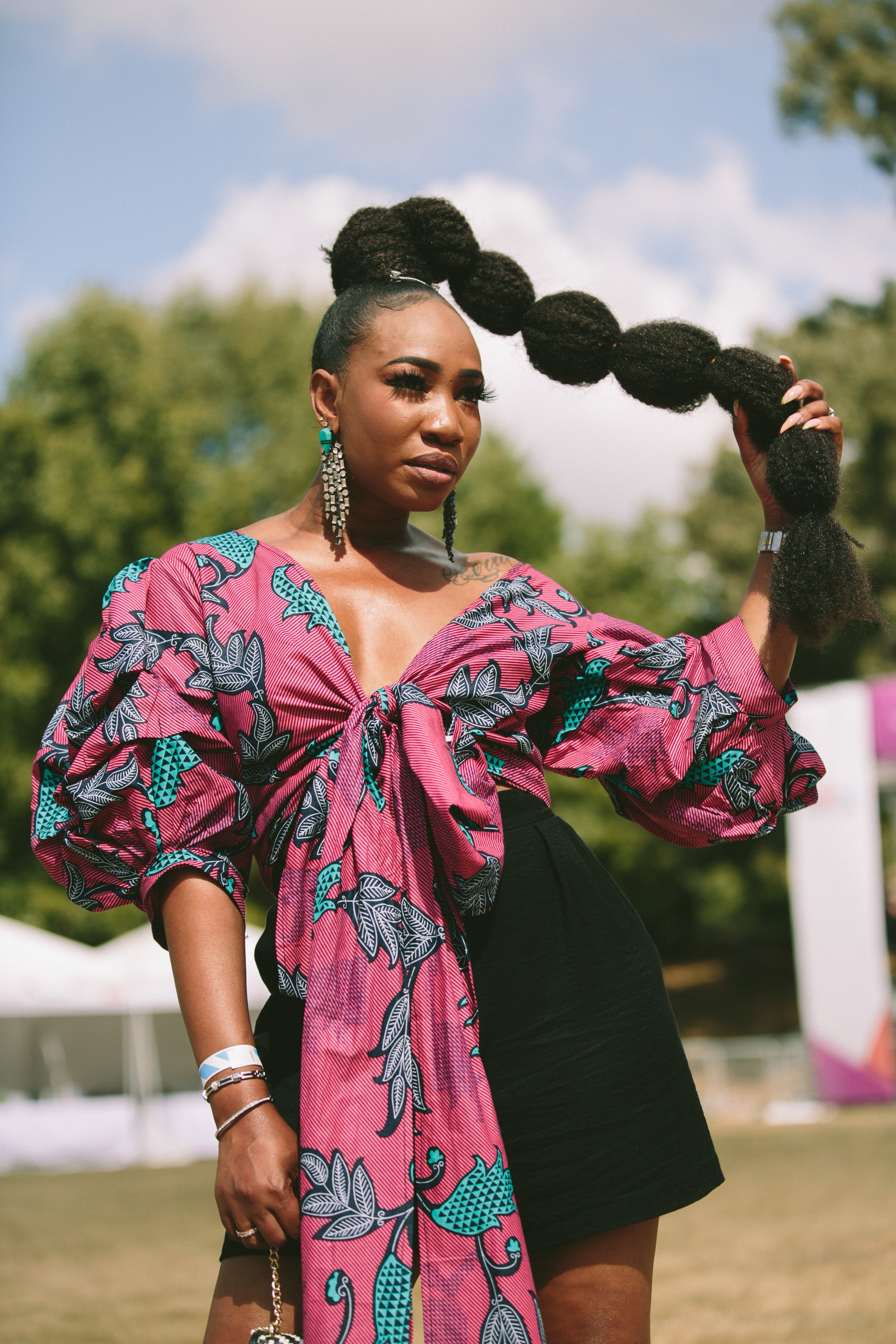 25 Creative Ponytails And Buns From Curlfest Atlanta We Want To Try