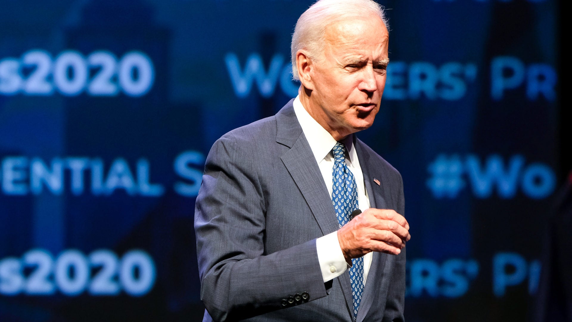 Joe Biden mocked in Trumps parody touchy-feely video on 