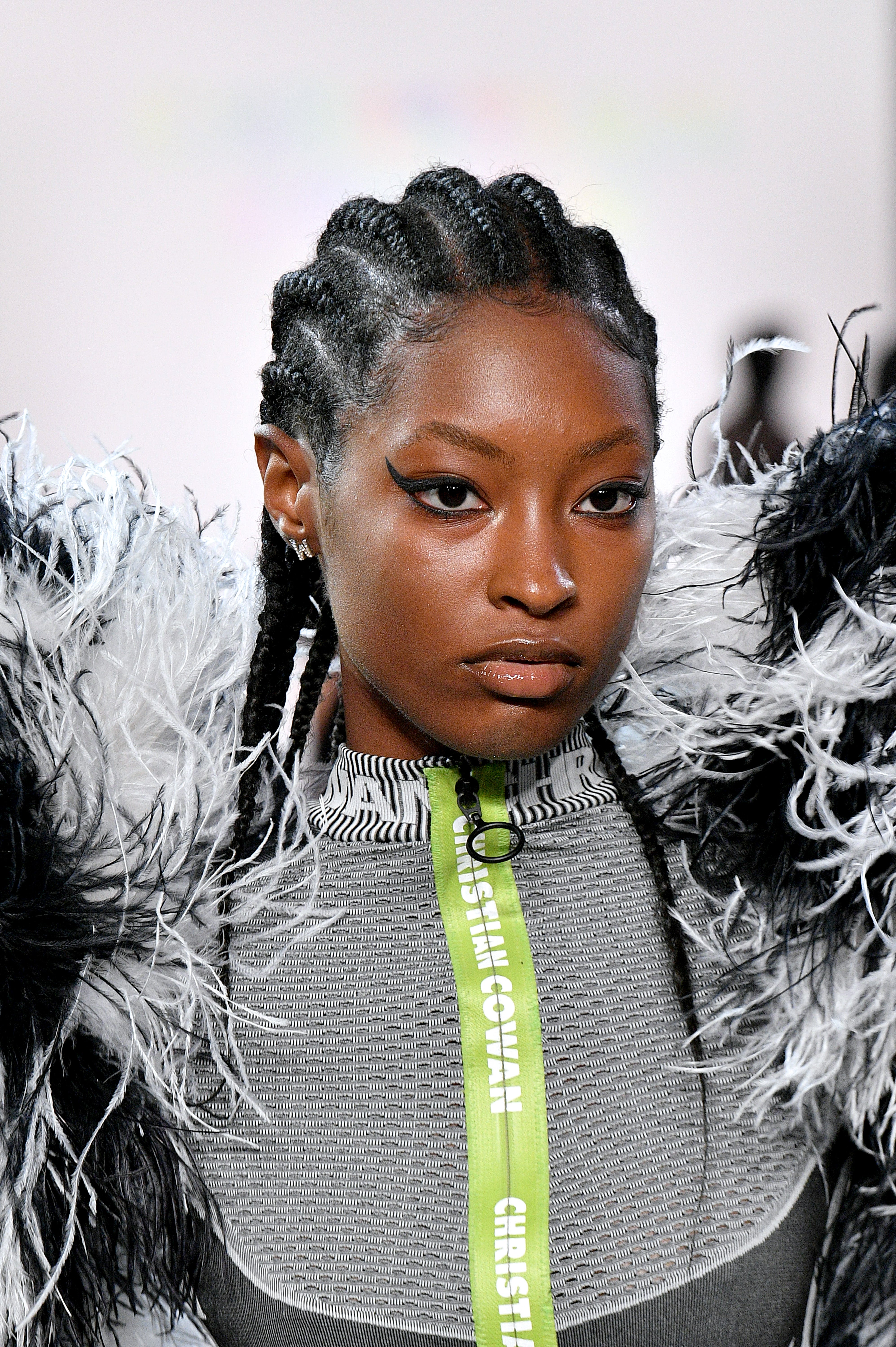 Keke Palmer Walks The Christian Cowan Show In Cornrows