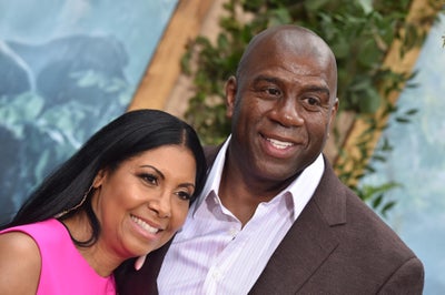 Magic And Cookie Johnson Celebrate Their 28th Wedding Anniversary