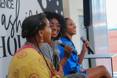 ESSENCE Fashion House NYC: Justine Skye Sits Down With Girls United For Podcast, “Magic Unfiltered”