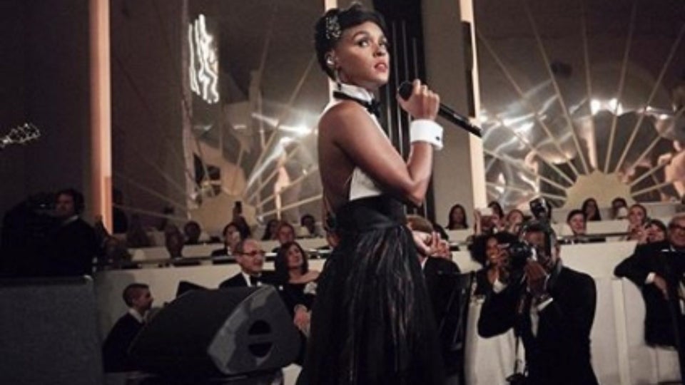 NYFW Janelle Monáe's Jazz Performance At The Ralph Lauren Show Was A